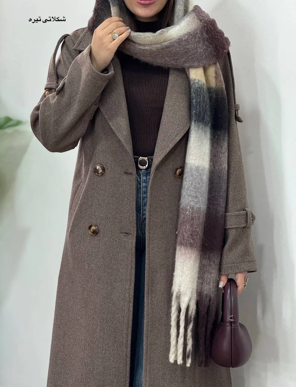 پالتو فوتر بلند آستردار همیلا